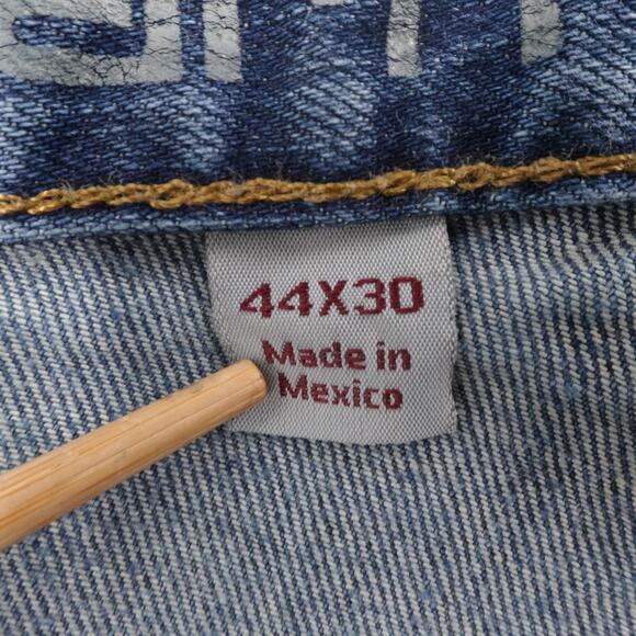 Carhartt Jeans Mens 44x30 Blue Denim Rugged Flex Relaxed Casual‎ Workwear - Picture 4 of 16